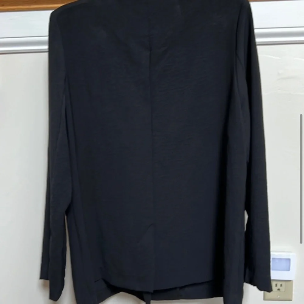 Black Double-Breasted Blazer